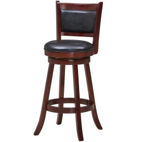 BACKED BARSTOOL - ENGLISH TUDOR