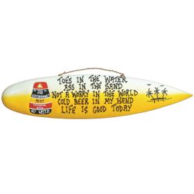 TOES IN THE WATER SURFBOARD