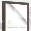 28" x 35" UV-Resistant Sports Jersey Frame Display Case, Brown