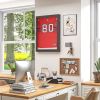 28" x 35" UV-Resistant Sports Jersey Frame Display Case, Brown