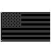 All Black American Flag 3x5FT UV Protection Black US Flag Double Side Printing