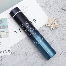 Creative Starry Sky Vacuum Cup Stainless Steel Home (Option: Sky Blue-255ml)