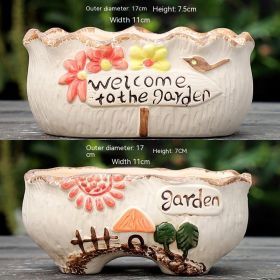 Large Succulent Flower Pot Ceramic (Option: 39Style-Ceramic)