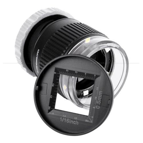 30 Times Cylinder Scale Optical Glass Lens Focusing HD Magnifier Antique Jewelry Measuring Textile Printing
