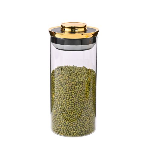 Ginkgo Leaf Household Food Tea Glass Sealed Can