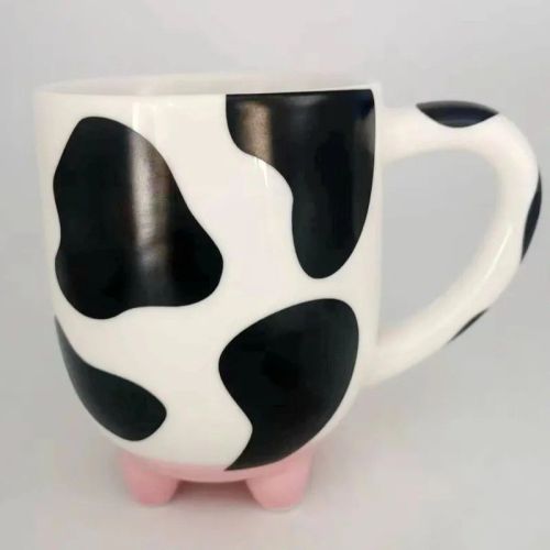 Creative Cute Cow Cartoon Ceramic Cup