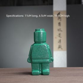 Dried Flower Vase Decoration Creative Resin Craft Ornament (Option: Green Small)