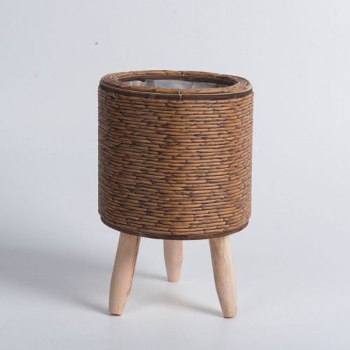 Hyundai Simple Handmade Woven Flower Pot Storage Container