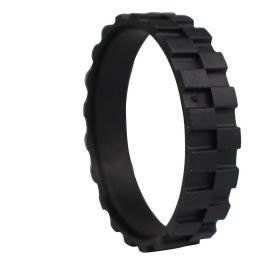 Sweeping Robot Tire Anti-abrasion Tire Belt Tire Black (Option: 1 Piece)