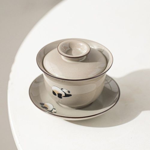 Ceramic Cup Panda Tea Set Household Chinese Style Lovely Single Cup Hostess Cup Ceramic Cup Panda Tea Set Household Chinese Style Lovely Single Cup Hostess Cup