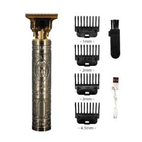 Trim Electric Metal Hair Cutting Knife Clippers Buddha Head Dragon And Phoenix (Option: ABS Buddha Head)