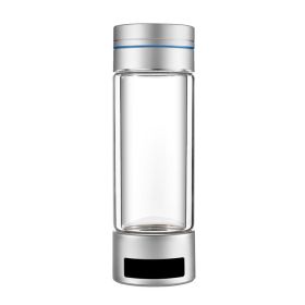 Oxygen-enriched Water Glass High Concentration 9000PPb Hydrogen-rich (Option: 260ML English Version-Silver)